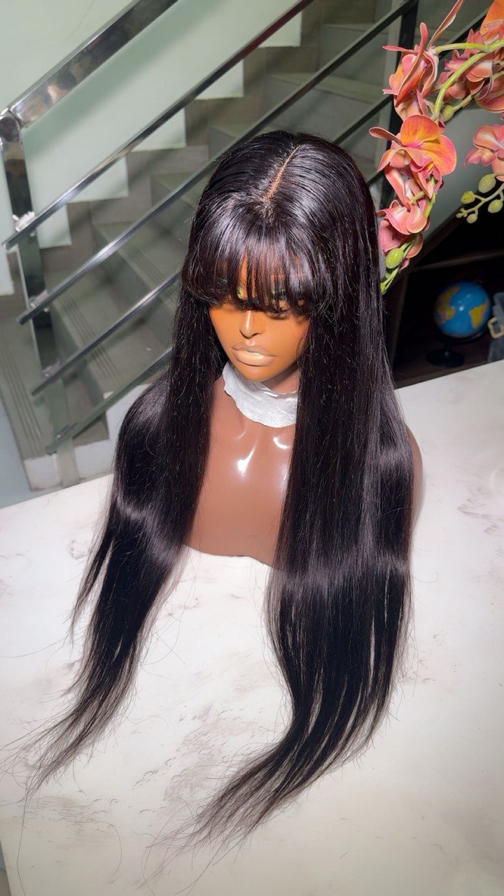 CS58- Roman Super Straight Fringe Wig